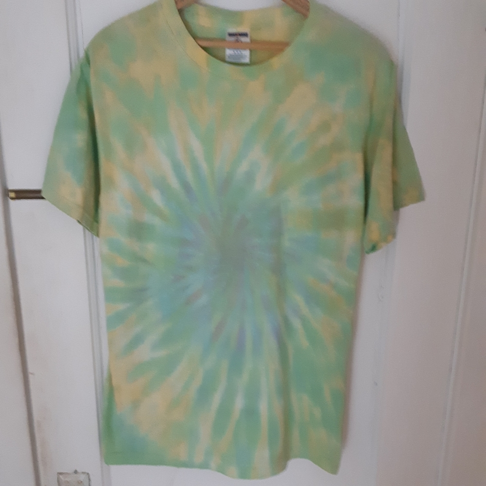 Vintage Tie Dye T-shirt 50/50 Jerzees Tag